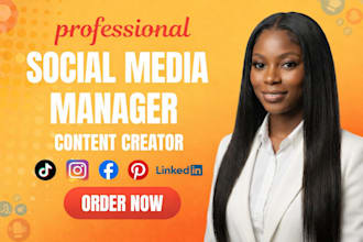 be your social media manager social media post social media marketing manager