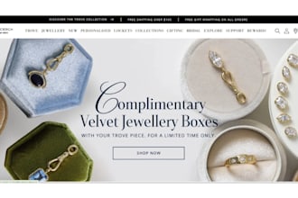 build luxury jewelry shopify store jewelry website fashion dropshipping store