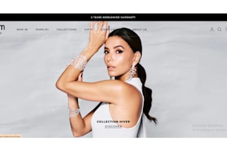 jewelry website jewelry store shopify store dropshipping store fashion store
