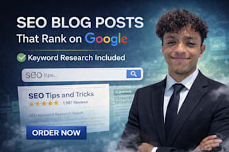 write SEO blog posts that rank on google