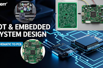 design bio impedance and iot devices with embedded system, schematic using esp32