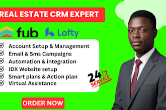 setup lofty CRM, lofty website, lofty idx, follow up boss, lofty smart plan VA