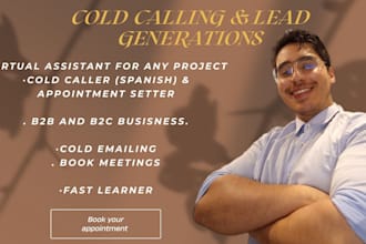 be your rockstar cold caller and appointment setter