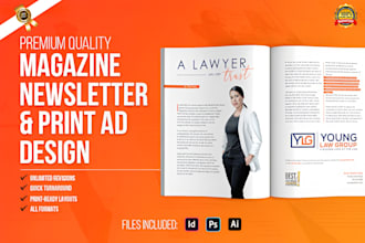 design booklet, guidebook, journal, catalog, and magazine