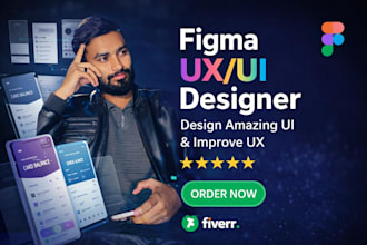 design mobile app UX UI in figma