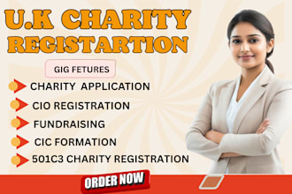 do UK charity registration cio, cic registration with charity commission UK