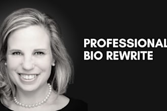 rewrite your professional bio for authority