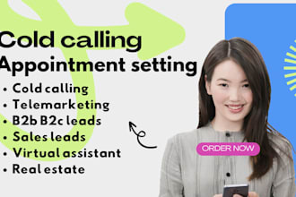 do b2b b2c cold calling virtual assistant telemarketer in  any country