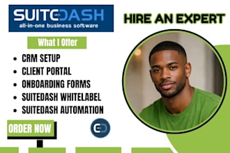setup suitedash client portal, suitedash expert crm automation, forms, calendar