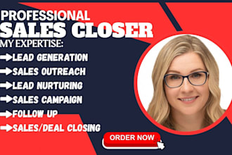 be your high ticket sales closer salesperson sales representative sdr sales rep