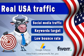 guaranteed real USA traffic for a month