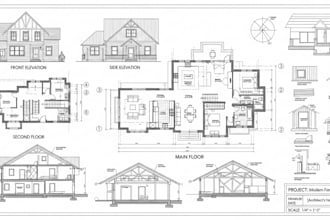 draw architecture, house plans, floor plan and construction drawings
