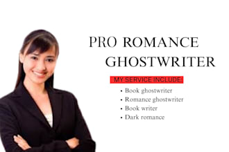 ghostwrite dark romance, contemporary romance, and more