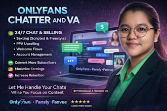 be your experienced onlyfans chatter VA and chat support