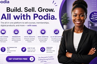 setup your podia course membership and community setup