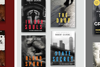 design a professional book cover for your crime novel or ebook