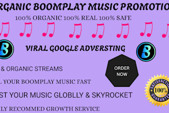 do professional boomplay music promotion for super fast growth using google ads