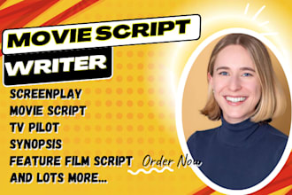 do novel adaptation, write screenplay, movie script, screenwriting, film script
