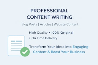 professional content and article writer