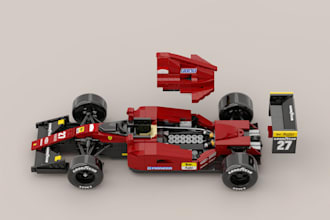build 3d lego scan decals custom minifigure 3d lego galactus design car ship