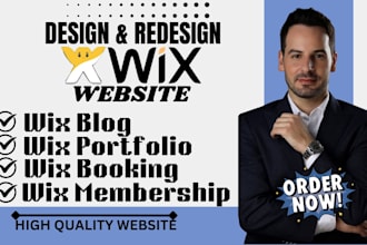 build wix booking websites, wix membership, wix  portfolio, blog website
