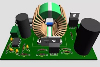 design professional pcb for power electronics, converters and motor drivers
