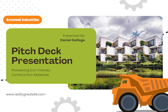 create construction project pitch deck builder pitch deck investor deck