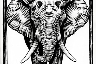 draw high quality linocut illustration for tshirt design