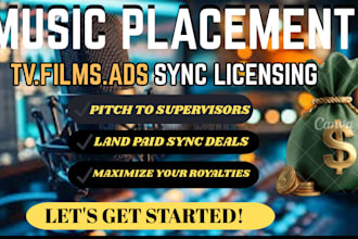 do music placement and sync licensing for TV film and ads