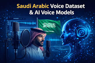 provide saudi arabic voice dataset, and train ai voice models