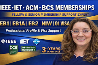 strengthen your eb1,eb1a,o1 visa with ieee iet acm bcs fellow senior membership