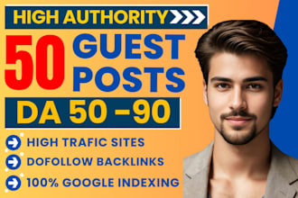 do high da guest post with contextual dofollow backlinks, guest posting service