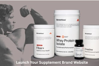 design supplement website health supplement store, nutraceutical website