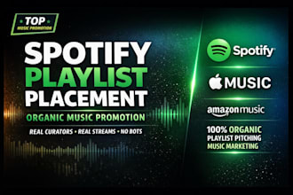 do spotify playlist outreach and curator pitching campaign