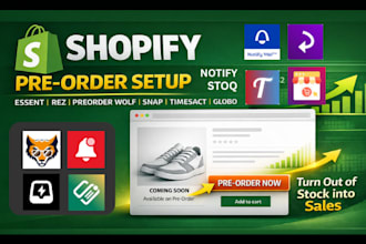 setup shopify pre order essent rez preorder wolf snap timesact globo stoq notify