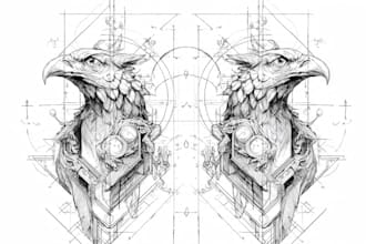 develop custom tattoo design, sketch
