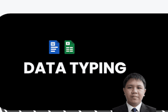 data entry for you