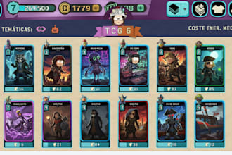develop online multiplayer unity 2d card game, tcg, vr board game for pc, mobile