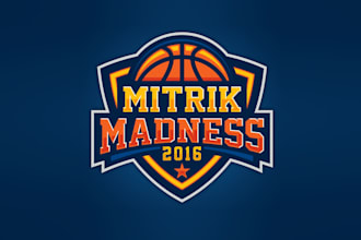 design basketball tournament club team logo