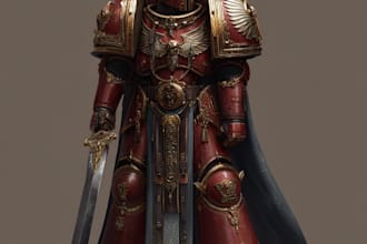 create warhammer 40k art