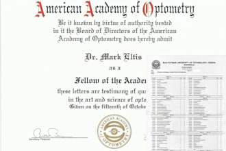 design university college diploma degree transcript
