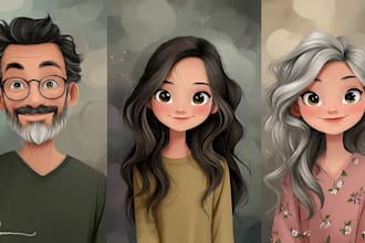 draw your characters and fanart in semi realistic art
