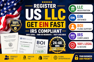 register US llc get ein and ensure irs compliance for non residents