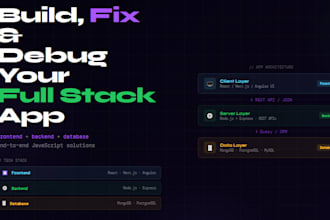 build and debug your full stack javascript web application