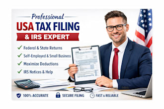 professionally USA tax filing and irs compliance expert