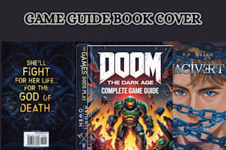design gaming guide ebook book cover KDP cover custom competitive design