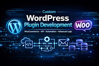 develop custom wordpress plugin or woocommerce functionality