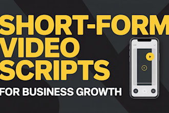 write tiktok and youtube shorts for local businesses