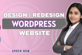 design or redesign your wordpress website