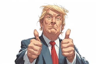 do digital political cartoon for political cartoon